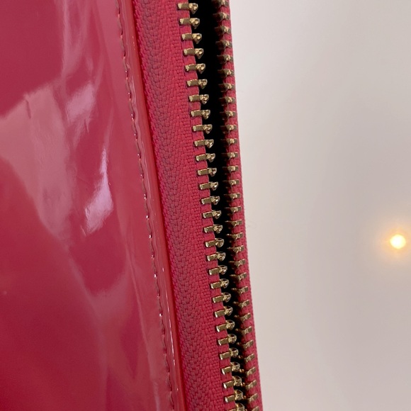Hot Pink Patent Leather Tory Burch Zip Wallet - Picture 5 of 6